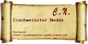 Czechmeiszter Nedda névjegykártya